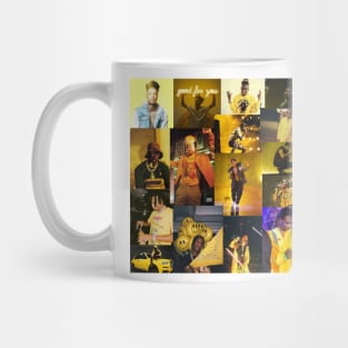 yellow rap collage Mug